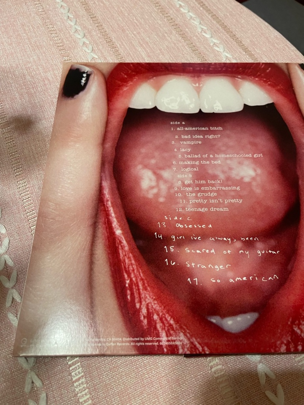 Olivia Rodrigo | “guts (spilled)” — double Lp Splatter Multicolor Used Vinyl - Picture 5 of 12